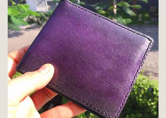 Purple Small Mens Wallet, Strapfreak