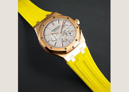 Canary Yellow AP RO 41mm Strapfreak Premium Watch Straps at