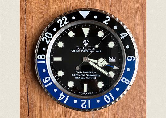 Rolex watch hot sale wall clock